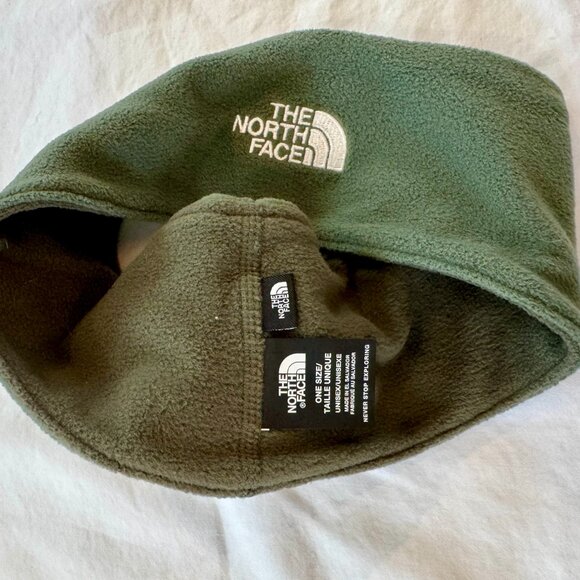 The North Face Fleece Ear Warmers Lot of 2 🖤💚 Black & Forest Green Unisex - Picture 7 of 10